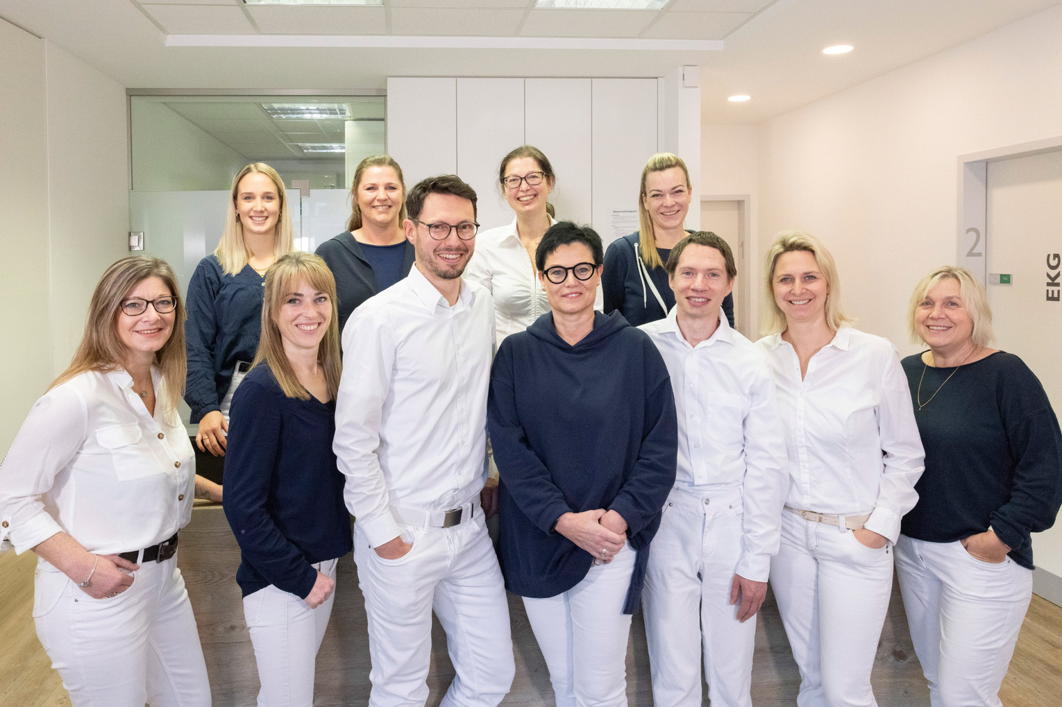 Team der Internistische Hausarztpraxis Dr. Andreas Kirsner Teamfoto der Praxis Dr. Kirsner